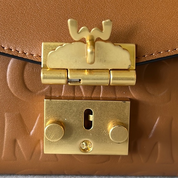 “Host Pick” MCM Patricia Cognac Wallet On Chain - Picture 6 of 13